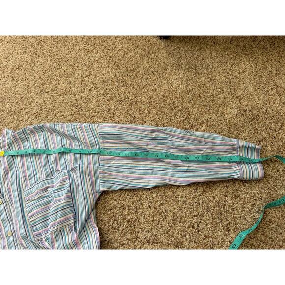 ZARA pin stripe SHIRT DRESS, size small, Crisp feel, lightweight - Picture 6 of 7